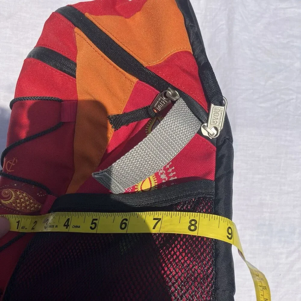 4YOU Vintage Backpack True Love Embroidered Fish 20 in Daypack School Germany